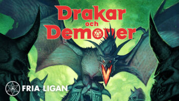 Spela rollspelet Drakar och Demoner på Umeå stadsbibliotek