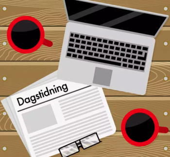 Nyhetscafé på lätt svenska