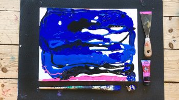 Måla akryl – En sportlovskurs för dig född 2010–2012