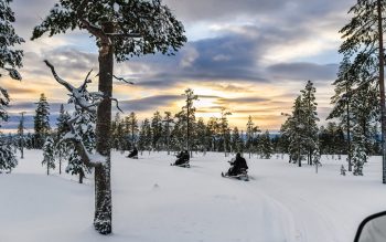 Skoterläger för tjejer i Balfors