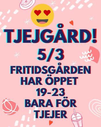 Tjejkväll på Hörnefors fritidsgård
