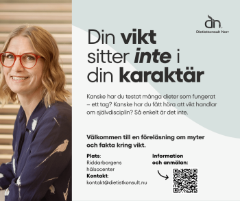 Föreläsning: Din vikt sitter inte i din karaktär