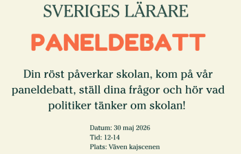 Sveriges Lärares skolpolitiska paneldebatt