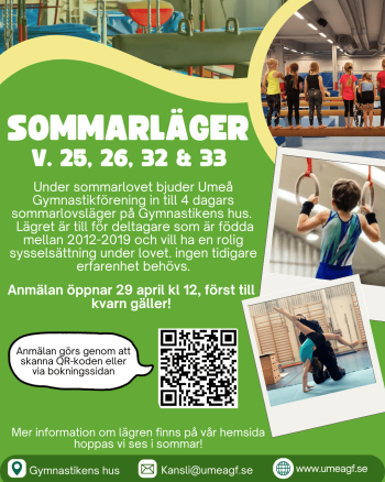 Sommarläger – gymnastik