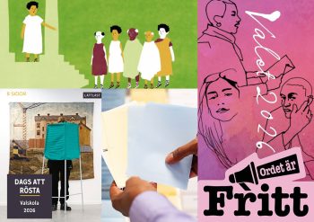 Nyhetscafé på lätt svenska – demokrati och valet