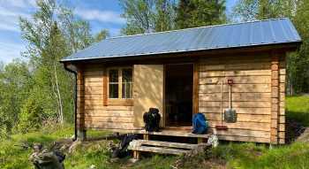 Invigning av Kullenkojan i Stöttingfjällets naturreservat