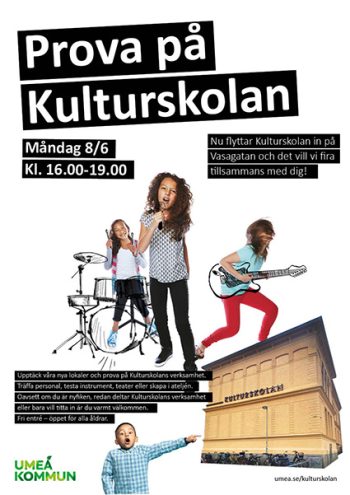 Invigning och prova på Kulturskolan