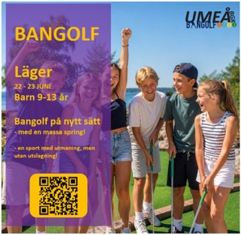 Läger – bangolf på nytt sätt – med en massa spring
