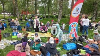 Fira midsommar med Vän i Umeå på Gammlia